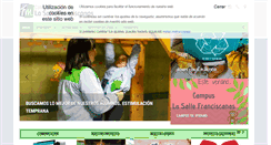 Desktop Screenshot of lasallefranciscanas.com